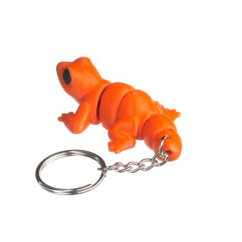 Jaszczurka pomarańczowa - brelok do kluczy